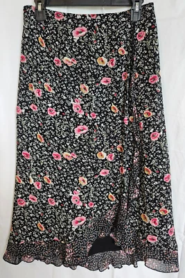 REQUIREMENTS WOMEN'S RUFFLES LINED ASYMMETRICAL SKIRT MULTICOLORS SIZE 8 #3960 - Image 1 of 4