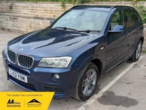 Apr 2012 BMW X3 2.0 XDRIVE 20D M-SPORT AUTO 4X4 * NAV * LEATHER * CRUISE * 2 KEY - Picture 1 of 20