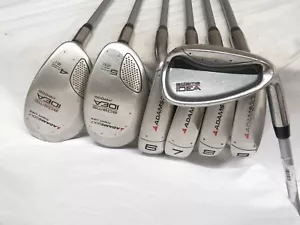 Used RH Adams Idea Iron Set 4-PW Aldila Adams Golf Womens Flex Graphite Shafts - Picture 1 of 10