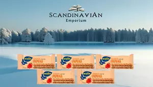 Wasa Sandwich Paprika 37g (5er Pack) - herzhaftes Knäckebrot mit Käse & Paprika - Bild 1 von 2
