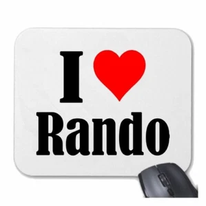 MOUSEPAD Mauspad I Love Rando Ich Liebe Rando - Bild 1 von 1