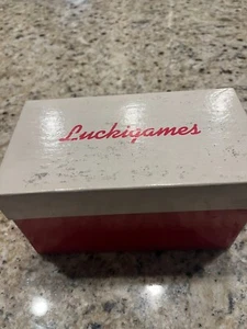 VTG 60’s LUCKIGAMES 2 DICE SHAKERS GAME CUPS with dice - Picture 1 of 5