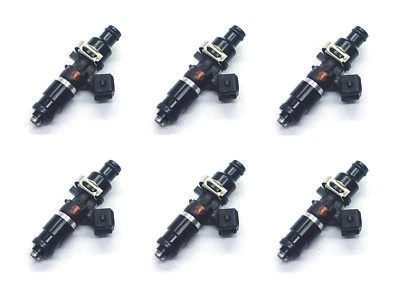 6x Genuine Bosch 980cc / 1100cc Fuel Injector Kit (RB26) "AWC34 Stagea" RB26DETT - Image 1 of 4
