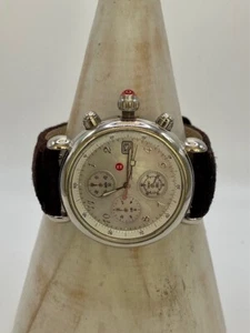 MICHELE CSX CHRONOGRAPH Uhr 71-2000/3000 braunes Lederband - Bild 1 von 6