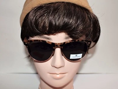 Raro, Ivanka Trump 098-25, Óculos de Sol Feminino, Armação de Tartaruga Marrom, Lente Preta - Imagem 1 de 4