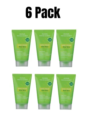 6 Pack AHAVA Dead Sea Naturals Hand Cream Aloe Vera 21X More Minerals New 1.3 oz - Image 1 of 2