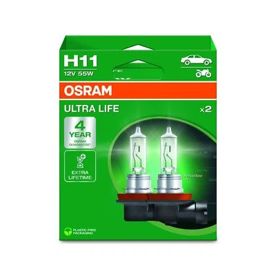 2x Genuine Osram Ultralife H11 Twin Duo Pack [64211ULT-2HB] - Image 1 of 3
