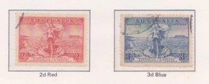 (F280-45) 1936 Australia set of 2stamps TAS telephone cables (AT)  - Bild 1 von 1