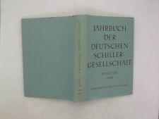 Jahrbuch der Deutschen Schillergesellschaft. 8.Jahrgang 1964
