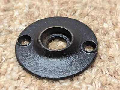 Антикварный чугунный накладок с розеткой для дверной ручки - Изображение 1 из 4