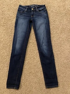 American Eagle AEO Womens Jegging Jeans Sz 00 Regular VGUC - Picture 1 of 7