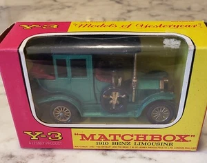 Matchbox Models of Yesteryear Y-3 1910 Benz Limousine NIB - Picture 1 of 9