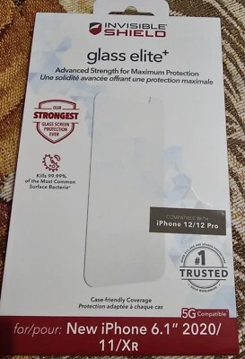ZAGG InvisibleShield Glass Elite Plus Screen Protector - IPHONE 11/XR 12/12 Pro - Image 1 of 2