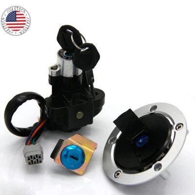 Ignition Switch Fuel Gas Cap Lock Key For Suzuki  GSF1250 S Bandit S Bandit 650 Foto 1 de 4