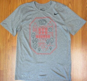 150th YEAR OHIO STATE BUCKEYES NIKE DRI-FIT T-SHIRT HEATHERED GRAY MEDIUM, M - Picture 1 of 4