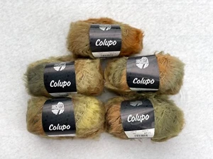 Lana Grossa ,,Colupo'' Fb 008-nougat/graugrün 5x50g - Bild 1 von 1