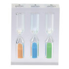 Clear Acrylic Sand Glass Hourglass Timer 3+4+5 Min Tea/Cafe Children Gifts
