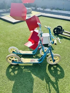 Set Of 2 Vintage GT Zoot Scoot Scooter. Matching 1987 Scooters - Picture 1 of 9