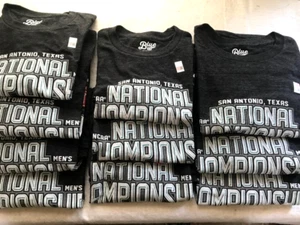 Lot of 10 Championship Dueling Logos Shirts Final Four 2025 San Antonio 5 Sizes - Picture 1 of 5