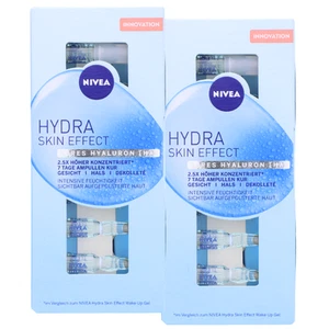 2x NIVEA Hydra Skin Effect 7 Tage Ampullen Kur 14 x 1ml Gesichtskur - Bild 1 von 3