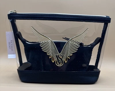 Victoria's Secret Fashion Show 2025 Set de Maquillaje 2 Piezas, Transparente y Negro, Nuevo con Etiquetas Foto 1 de 4