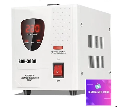 HEYA SDR-3000 Auto Non-contact  Voltage Stabilizer-  TV PC Fridge - AC Regulator - Image 1 of 4