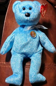 Ty Beanie Baby Classy The Bear 2001 retirado con etiquetas - Imagen 1 de 7