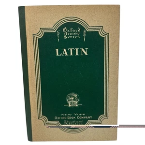 Oxford Review Series By John C. Green, Jr., A.B. 1927 Vintage LATIN New York - Picture 1 of 8