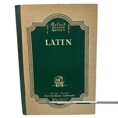 Oxford Review Series By John C. Green, Jr., A.B. 1927 Vintage LATIN New York - Image 1 of 4