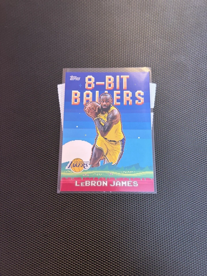 Topps Basketball 2025-26 LeBron James 8 Bit Ballers Card - Image 1 of 1
