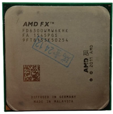 PROCESSORE CPU Advanced Micro Devices FX-6300 6-CORE SOCKET AM3+  PASTA TERMICA - Immagine 1 di 4