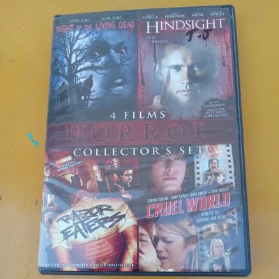 4 Horror Collector's Set:  Night of the Living Dead + 3 Movies DVD  - Image 1 of 4