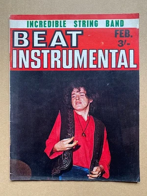 JOE COCKER BEAT INSTRUMENTAL MAGAZINE FEB 1969 JOE COCKER COVER WITH MORE INSIDE - Image 1 of 2