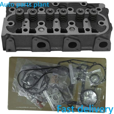 New 1G065-03044 Complete Cylinder Head & Gasket for Kubota D1105 RTV1100C - Image 1 of 4