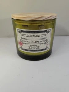 Scentsational große Kerze im Glas 2 Holzdocht - Sandelholz & Jasmin - Bild 1 von 3