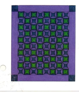 ROBBING PETER TO PAY PAUL QUILTMUSTER KOMPLETT MIT PLASTIKVORLAGEN - Bild 1 von 1