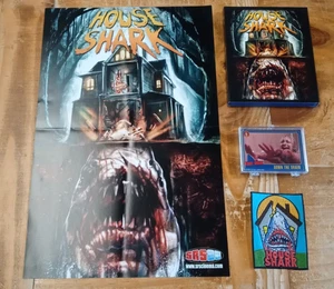 House Shark Blu-Ray Set  Ron Bonk SRS Cinema Slipcover Trading Cards Autographed - Picture 1 of 10