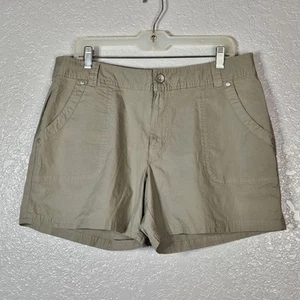 DKNY Shorts Damen 14 Armeegrün 4 Taschen Stretch Baumwollmischung Taille 36" Neu - Bild 1 von 9