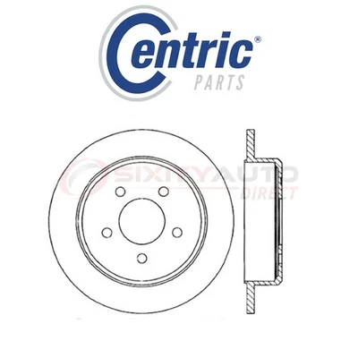 Centric C-TEK Disc Brake Rotor for 1998-2002 Ford Ranger 2.3L 2.5L 3.0L 4.0L fg Foto 1 de 4