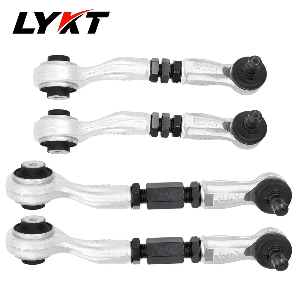 LYKT 4pcs Front Adjustable Camber Arms Kit for Audi A4、A5、RS5、S4、S5 2017-2024 Foto 1 de 4