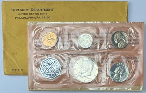 1964-P Philadelphia US Mint Proof Set Old US 90% Silver Coin P273 - Picture 1 of 2