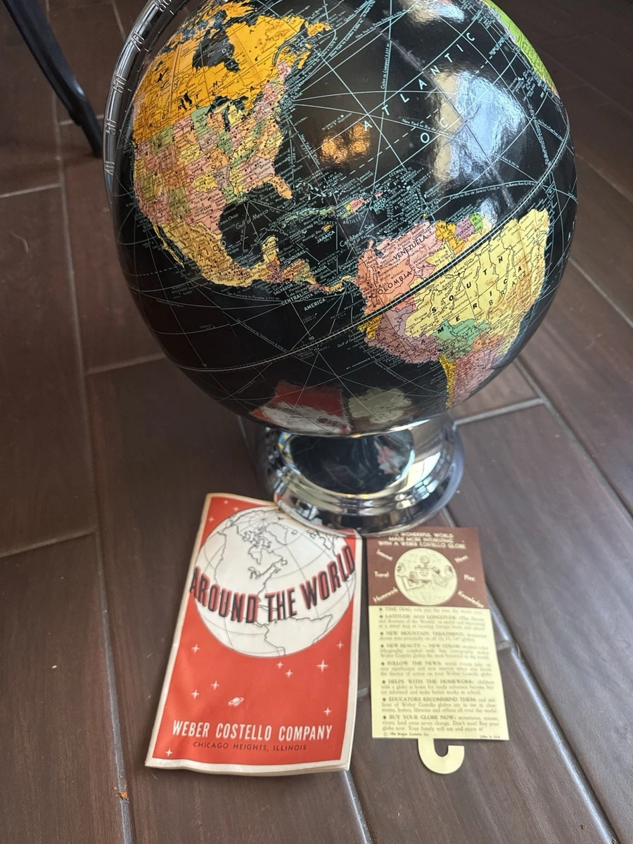 Black Antique World Globes & Celestial Globes 1950-1959 for sale