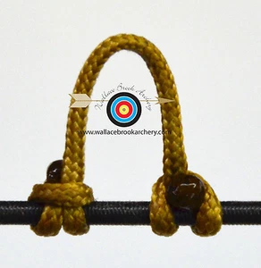 Gold Archery Release Bow String Nock D Loop Bowstring BCY #24 - Picture 1 of 1