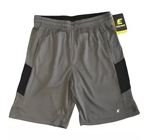Eastbay Shape Up Corto Sportivo Grigio Nero Sudore Traspirante Tasche S - Foto 1 di 13