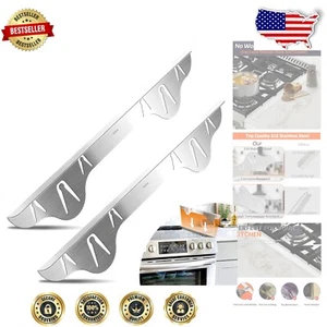 316 Stainless Steel Stove Gap Covers - Sleek Design & Easy Install - Picture 1 of 11