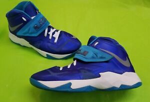 🔥👟Nike Lebron James Soldier 7 🏀Blue and White 599818-401  Size 6.5Y