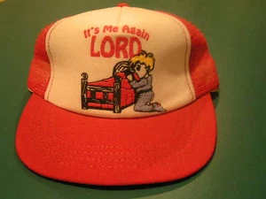 TODDLER HAT - "IT'S ME AGAIN LORD" - NEW - Picture 1 of 1