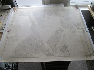 ORIGINAL 1913 USC&GS NAUTICAL CHART #300, "PASSAMAQUODDY BAY & ST CROIX RIVER" - Picture 1 of 12