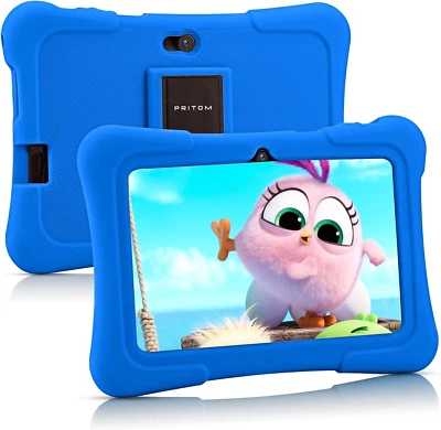 7 Inch Kids Tablet, Quad Core Tablet Android, 32GB, Wifi, Bluetooth, Dual Camera - Image 1 of 4