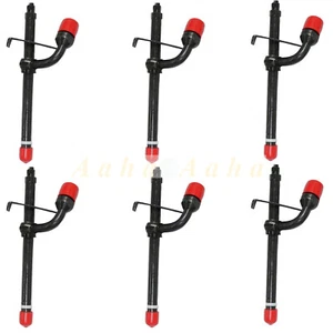 6 x Fuel Injectors AR49877 for John Deere Tractors 4020 4030 4530 4420 4435 6600 - Picture 1 of 7